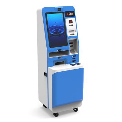 China New Government Style Floor Stand Touch Screen Kiosk All In One Kiosk Touch Screen With Printer for sale