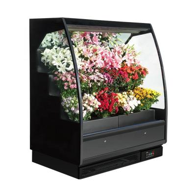 China Single-temperature Supermarket Fresh Flower Commercial Refrigeration Showcase Display Showcase for sale