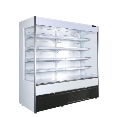 China Single-Temperature Smad Commercial Upright Open 460L Beverage Chiller Display For Super Market for sale