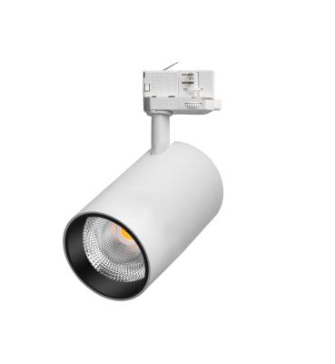 China Honeycomb Enhanced Function 32W Adjustable Track Lighting Dimmable Led COB Track Spot Light for sale