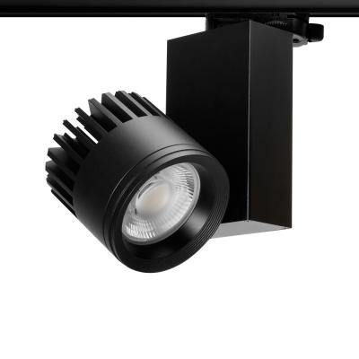 China SDCM< 3 3 Phase CRI97 High Track Lights COB Rail Lighting System Led Spotlight for sale