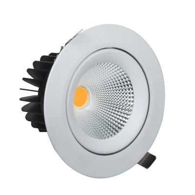 China 8W-90W CRI90 Anti Glare Anti Glare Blink Free 5 Years Warranty 30W COB Dimmable LED Downlight for sale