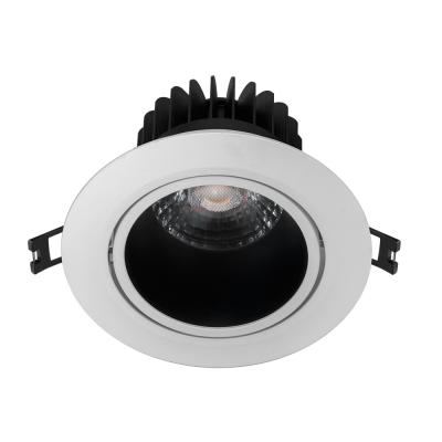 China New Deep Anti Glare CE RoHS SAA Approved Anti Glare 12W COB Recessed Led Downlights for sale