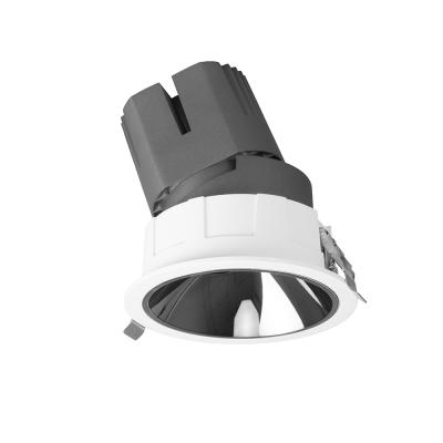 China Modern Dimmable LED Downlight 40w COB Smart Modular Spotlight For Easy Replace for sale