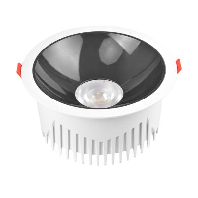 China Dimmable Indoor Downlight Modern Design Led Down Light Cutout 75-80mm 10W Series Recessed Dimmable Led Downlight for sale