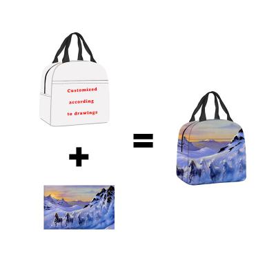 China Insulated Wholesale Hot Sale Large Capacity Waterproof Insulation Cooler Storage Portable Hand-held Lunch Picnic Bag for sale