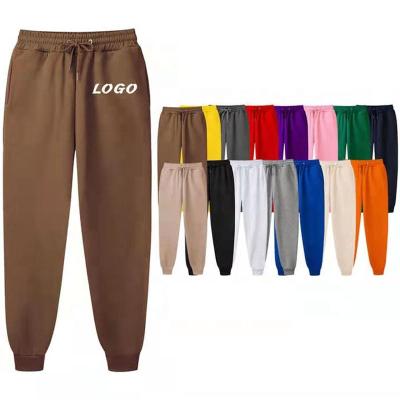 China Custom Logo Jogger Pants Street Wear Drawstring Joggers Women Cotton Fleece QUICK DRY Track Pants Women for sale