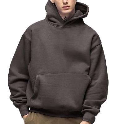 China Popular Wholesale Custom Embroidered Men's 100% Cotton Plain Logo Men's Sweater QUICK DRY Thick Hoodies for sale