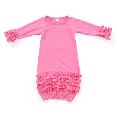 China Apparel Knotted Kids Breathable Newborn Baby Clothes Boutique Dress And Rompers for sale