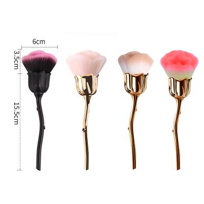 China Nail DIY Tools Real Rose Nail Tools Clearing Brush Wholesale Hot Sale New Design for sale