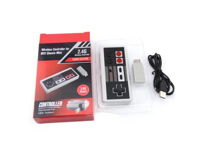 China 2.4GHz Wireless SNES Game Controller HONSON Gary Color ABS Materials LED Indication for sale