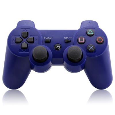 China Dunkelblaue Erschütterung Gamepad Bluetooths Playstation 3 Prüfer-2.4GHz WirelessDual zu verkaufen