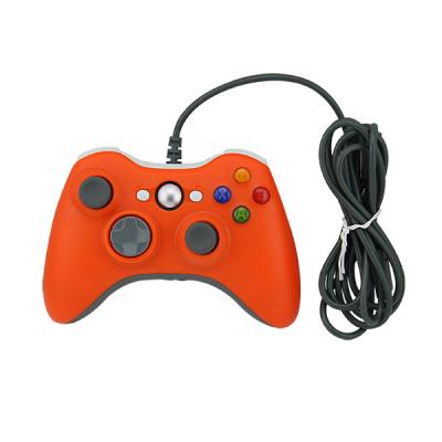 China Motores anaranjados atados con alambre de la reacción de la vibración del color 2 del regulador del juego de XBOX 360 de la conexión en venta