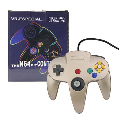 中国 軽量の任天堂64の金のコントローラー、ブルートゥース N64のコントローラーの感圧性ボタン 販売のため