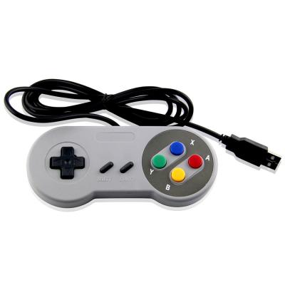 China USB verdrahtete Gamecontroller-weiße Farbe-ABS NES klassische materielles langes Kabel zu verkaufen