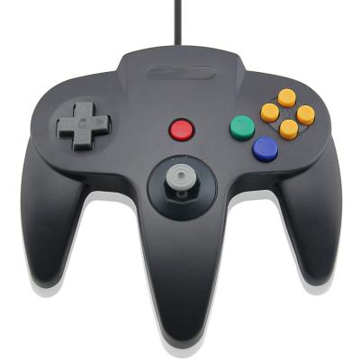 中国 ゲームのジョイスティックの黒N64 Usbのコントローラー、アンドロイドのための任天堂64のコントローラー 販売のため