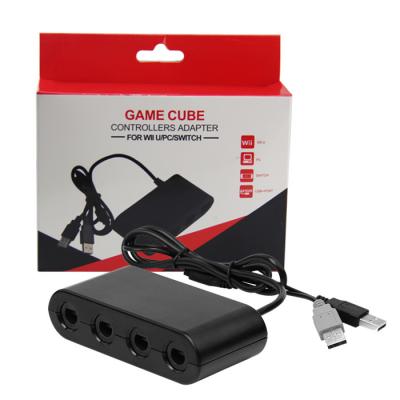 China Adapter für Gamecube-Prüfer Schalter Wii U Nintendo zum Hafen-Verbindungsstück PC-USBs 4 zu verkaufen