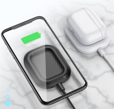 China For airpods and mobile phone for Airpods Pro Wireless Charger 3W Portable Mini Earphone Wireless Charger for Airpods Charging for sale