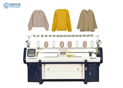 China Double System Automatic Sweater Knitting Machine With Comb zu verkaufen