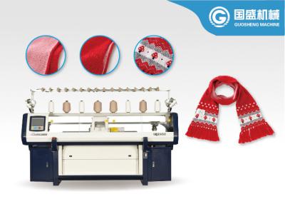 China Cashmere Three System 14G Scarf Knitting Machine for sale