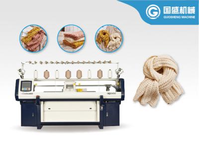 China Textile Double System Jacquard Scarf Knitting Machine for sale