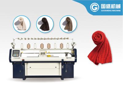 China LCD Display Flat Jacquard 3G Scarf Knitting Machine for sale