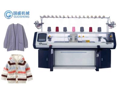 China Baumwollautomatische Strickjacken-flaches Strickmaschine-multi Messgerät 3-5-7G zu verkaufen