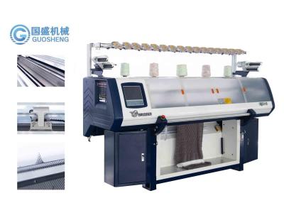 China Zoll 1.3KW 14 G der Polyester-Schuluniform-Flachbett-Strickmaschine-G5 52 zu verkaufen