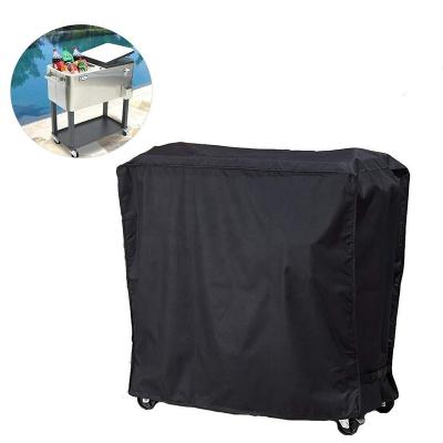 China Outdoor High Quality Black Waterproof Cooler Cover Drinks Car Rolling Cold Cover for sale