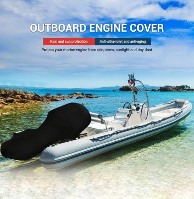 China Water Proof Customized Waterproof Motor Boat Full Outboard Motor Covers Boat Waterproof Motor Cover Boat Cover Device for sale