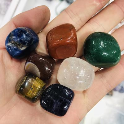 China Europe Natural Color Assorted Crystals Tumbled Polished Semi-Precious Stone 7 Seven Crafts Chakra for sale