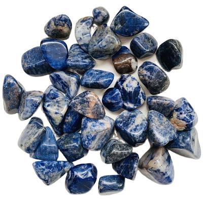 China Europe Wholesale Price Natural Lucky Healing Energy Sodalite Crystal Gravel for sale