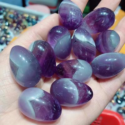 China Europe 3mm Crystal Therapy Gemstone Mixed Small Size Eggs Tiny Crystal Egg Tumbled Amethyst Dream Egg for sale