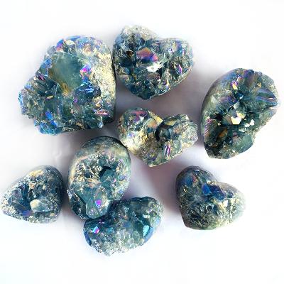 China Wholesale blue celesite group crystal quartz Europe kyanite aura celestite rough geode for sale