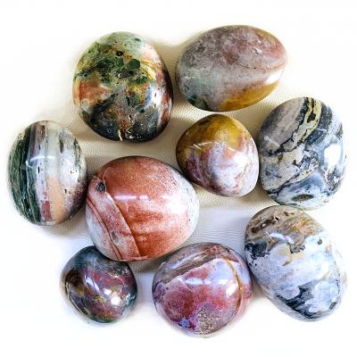 China Europe wholesale price ocean stone quartz crystal of natural jasper palms for sale