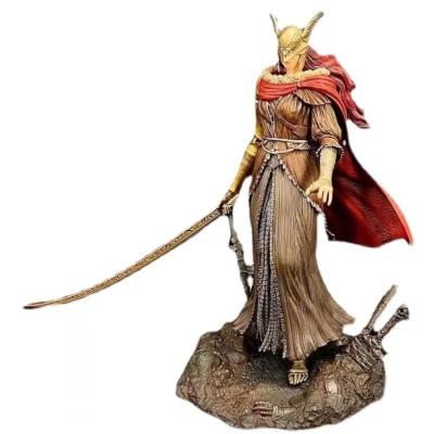 China Worlwide Elden Ring Game Cartoon Characters Around The Warrior Statue Female Collector's Edition Resin Crafts Ornaments for sale