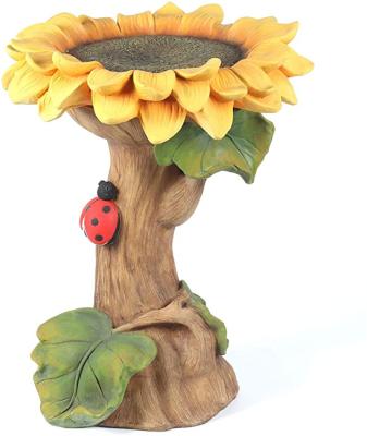 China China Sunflower Resin Crafts Gardening Ornaments for sale