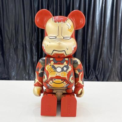 China Minimalist Violent Revenge Alliance Ornament Iron Man Bear Building Block Bear Doll Handmade Type for sale