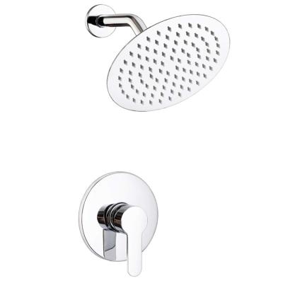 China With Slide Bar Shower Faucet Around Shower Head Balance Shower Set Bath Rainfall Kit Set for sale