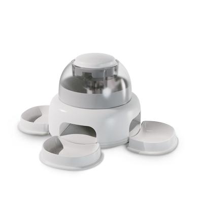 China Disjoint Toys Four Tray Design Catapult Dog Food Dispenser Viable From Amazon New for sale