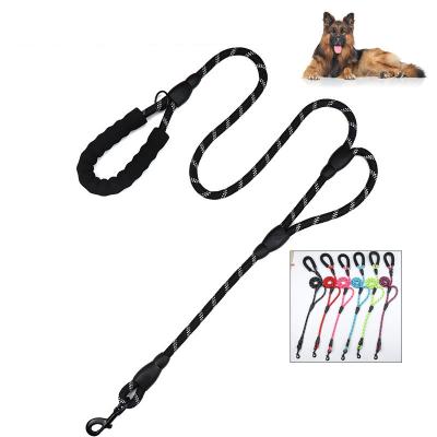 China 2020 New Reflective Nylon Dog Leash Reflective Heavy Duty Training Leash for sale