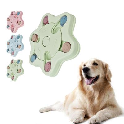 China Viable 2022 Wholesale Educational IQ Training Dog Treat Toys Interactive Pet Puzzle Toy for sale