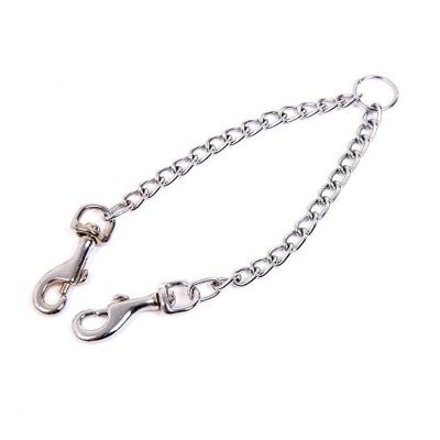 China High Quality DETACHED Link Chain Metal Double Joint Pet Tow Chain for sale