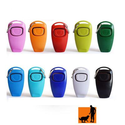 China Manufacturer Wholesale Custom Logo Printed Pet Cat Dog Viable Training Clickers for sale