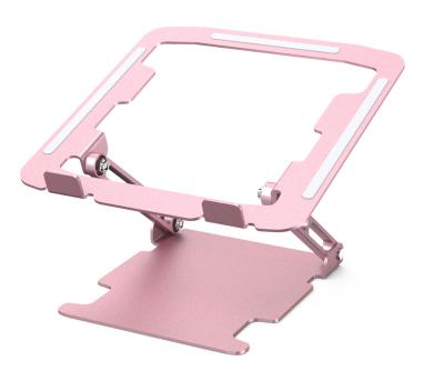 China Ergonomic (Size) Adjustable Aluminum Laptop Stand Stand for Laptop Desk Adjustable Foldable Laptop Stand for sale