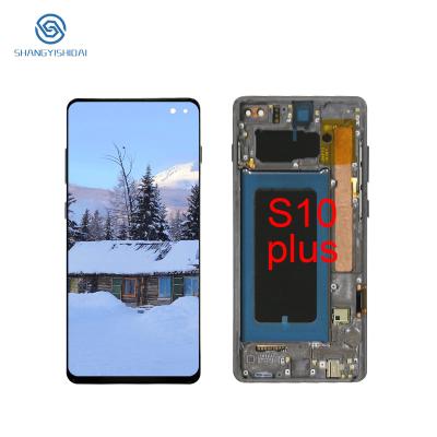 China wholesale lcd screen for samsung s10 plus lcd replacement for samsung display digitizer for samsung screen cell phone lcds for plus Samsung S10 for sale