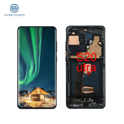 China manufacturer cell phone repair premium plus quality original 6.9 inch cell phone lcd screens for samsung s20 ultra show for samsung s20 ultra for sale