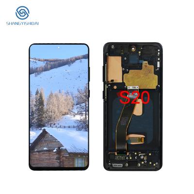 China original manufacturer 6.2 inch display for samsung galaxy s20 accessories mobile phone lcd screen for samsung s20 for sale