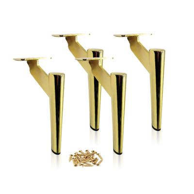 China Modern High Quality New Arrive Triangle Fancy Horn Shape Metal Furniture Gold Decorative Legs for sale