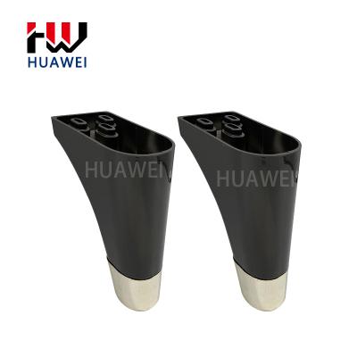 China Modern HUAWEI Sofa Leg Plastic Shape Furniture Fitting Modern Table Leg For Kitchen Or Bathroom Cabinets for sale